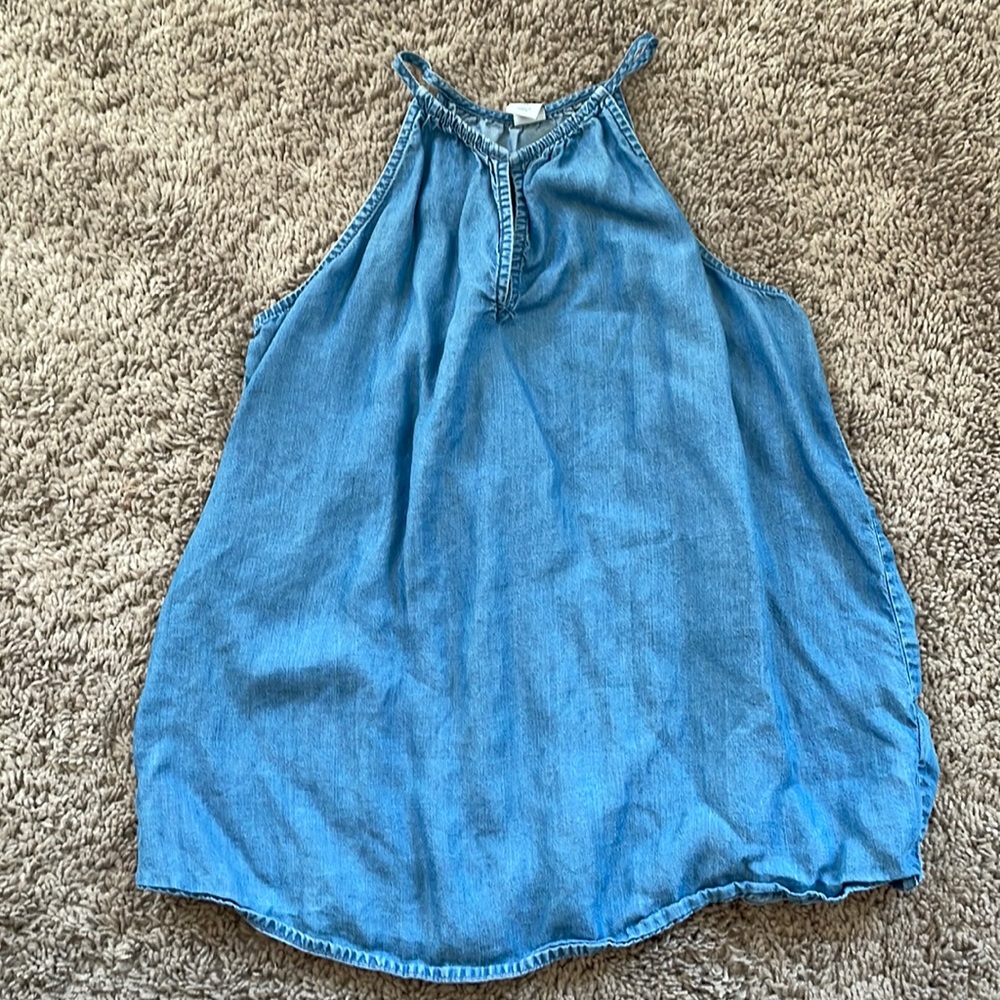 Denim tank top
